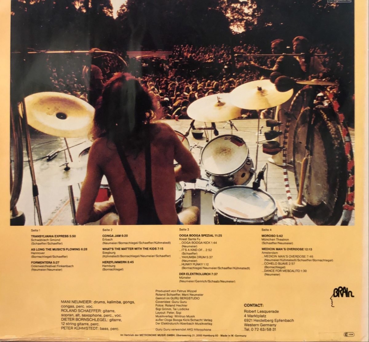 Guru Guru ‎– Live 2LP Plak - Görsel 2