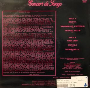 Astor Piazzolla Et Son Quintet ‎– Concert De Tango LP Plak - Görsel 2