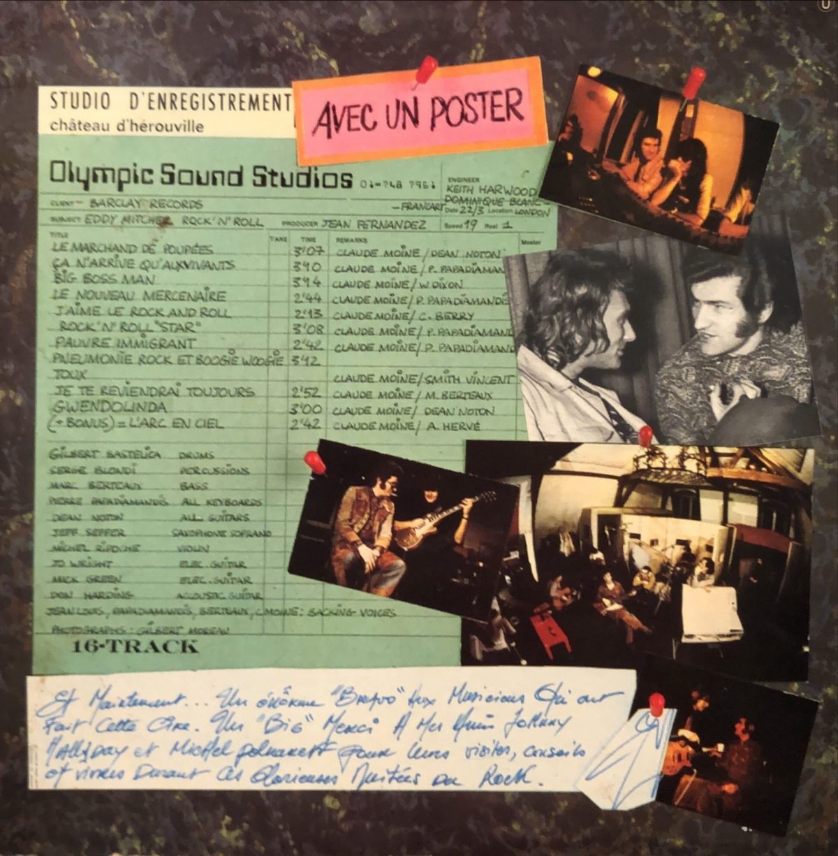 Eddy Mitchell ‎– Rock N' Roll LP Plak - Görsel 2