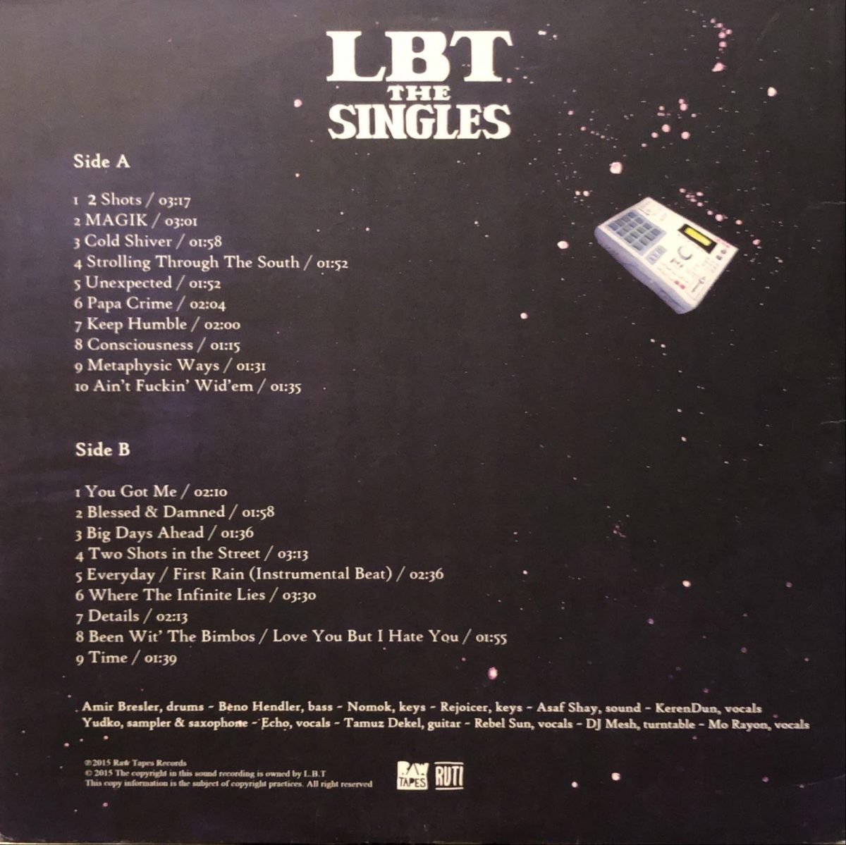 Live Beat Tapes ‎– The Singles LP Plak - Görsel 3