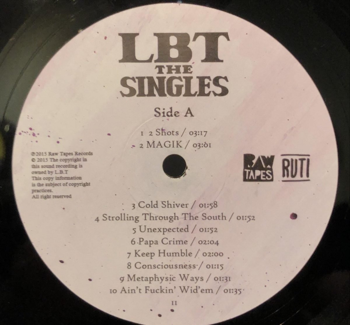 Live Beat Tapes ‎– The Singles LP Plak - Görsel 2