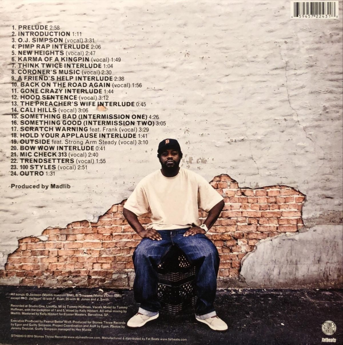 Guilty Simpson ‎– OJ Simpson 2LP Plak - Görsel 3