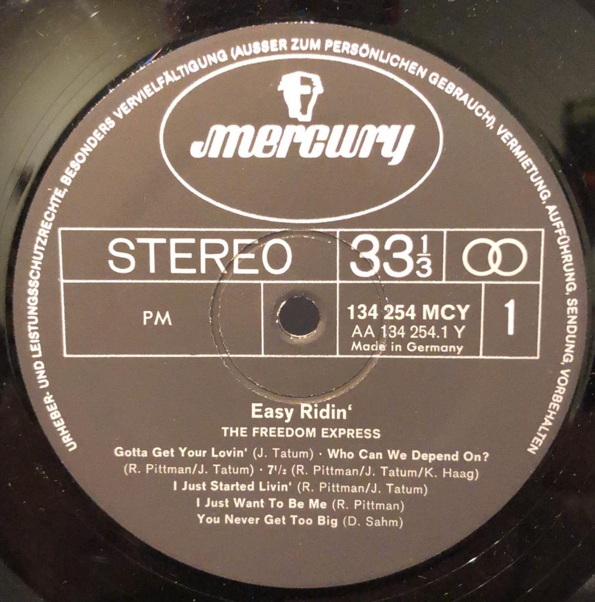 The Freedom Express ‎– Easy Ridin' LP Plak - Görsel 3