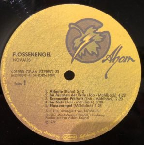 Novalis – Flossenengel LP Plak - Görsel 3
