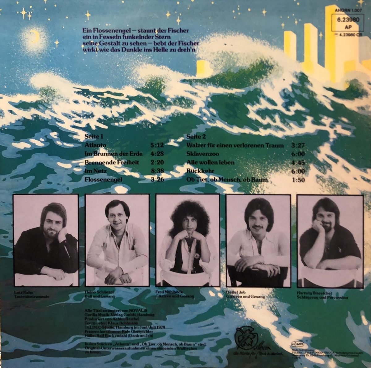 Novalis – Flossenengel LP Plak - Görsel 2