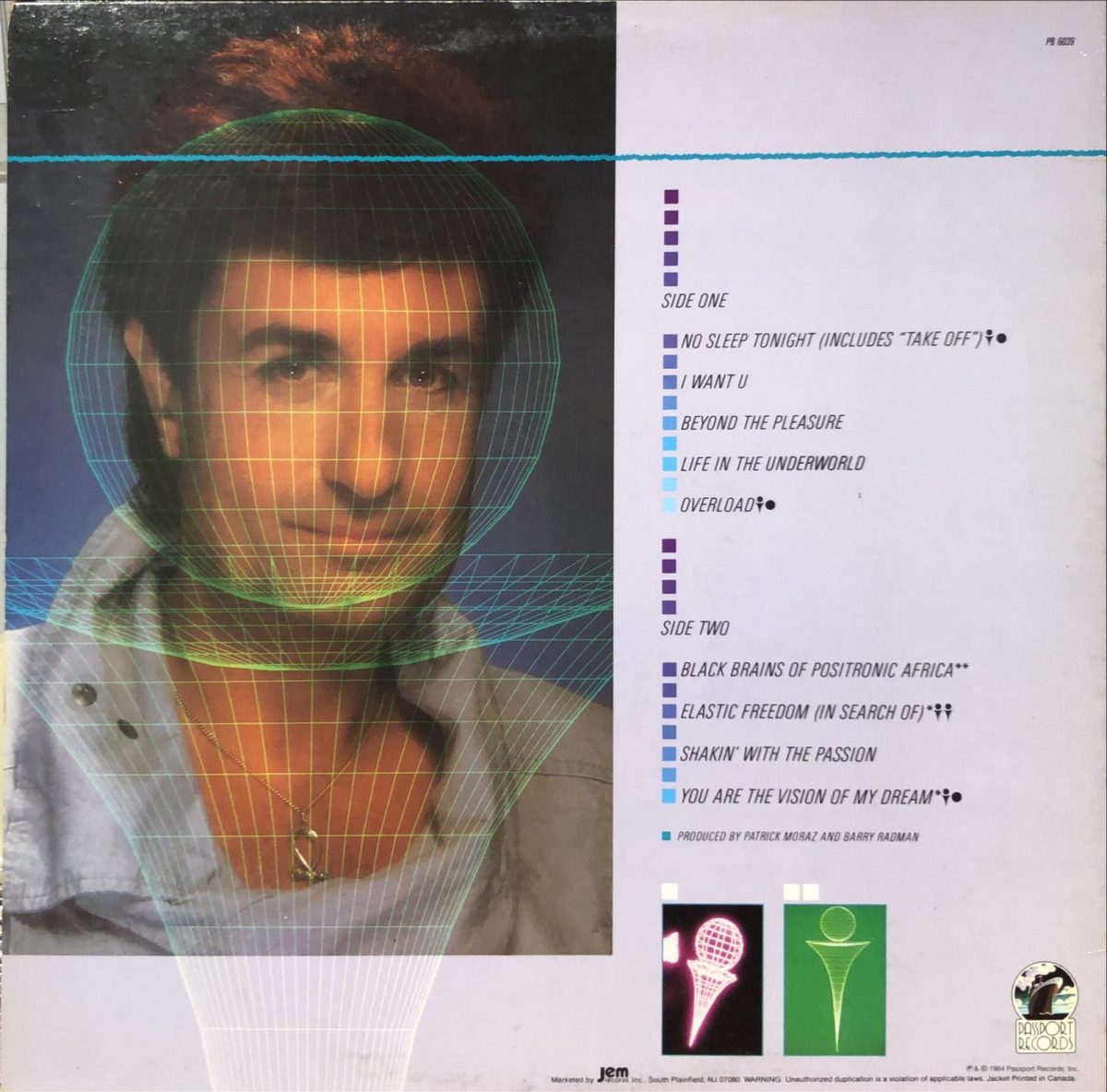 Patrick Moraz ‎– Time Code LP Plak - Görsel 2