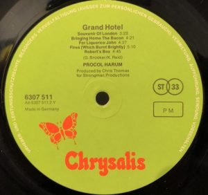 Procol Harum ‎– Grand Hotel LP Plak - Görsel 3