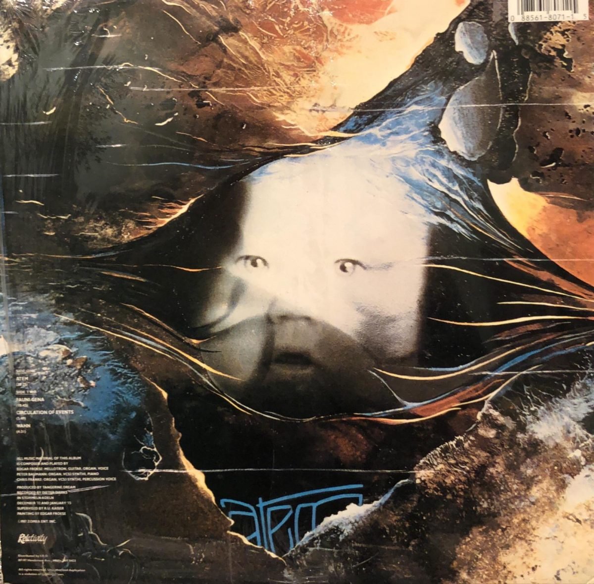 Tangerine Dream ‎– Atem LP Plak - Görsel 2