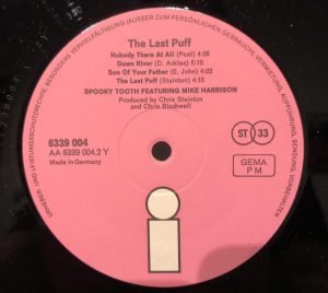 Spooky Tooth Featuring Mike Harrison – The Last Puff LP Plak - Görsel 3