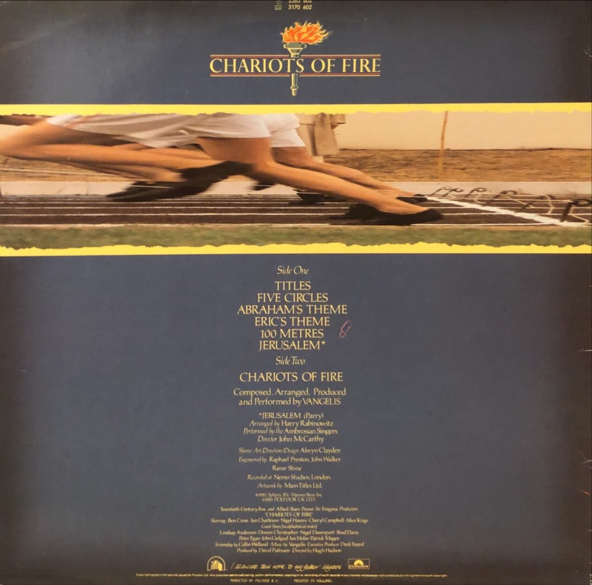 Vangelis ‎– Chariots Of Fire LP Plak - Görsel 2
