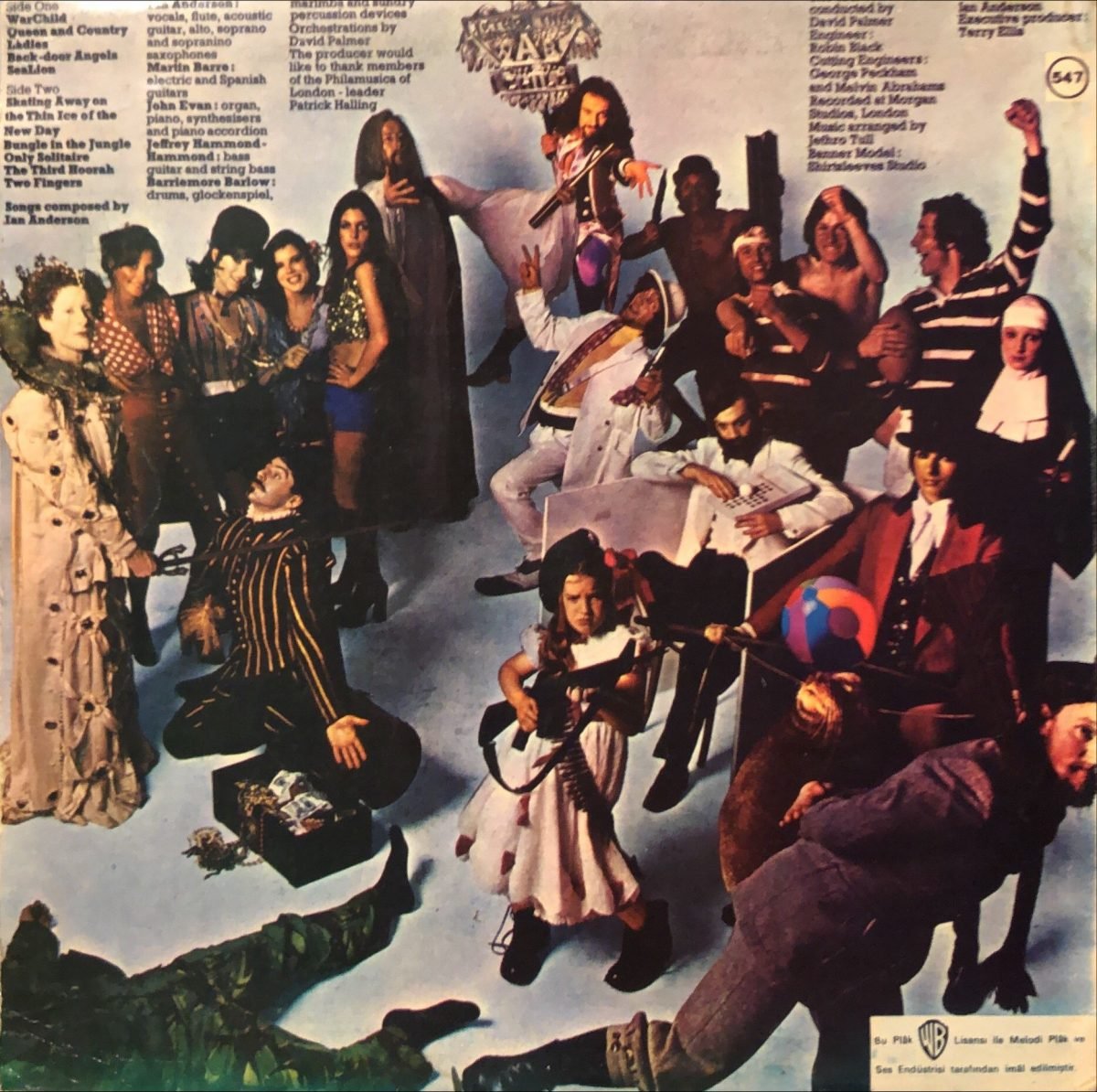 Jethro Tull ‎– War Child LP Plak - Görsel 3