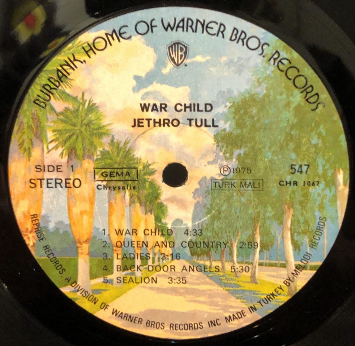 Jethro Tull ‎– War Child LP Plak - Görsel 2