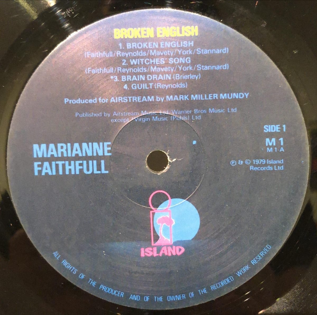 Marianne Faithfull ‎– Broken English LP Plak - Görsel 3