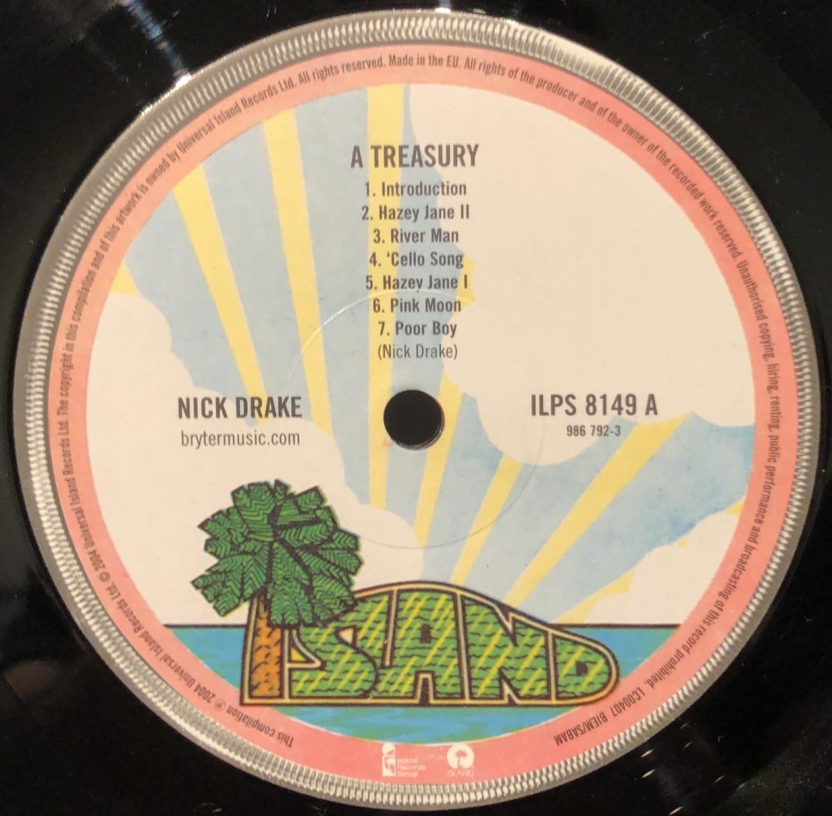 Nick Drake ‎– A Treasury LP Plak - Görsel 3