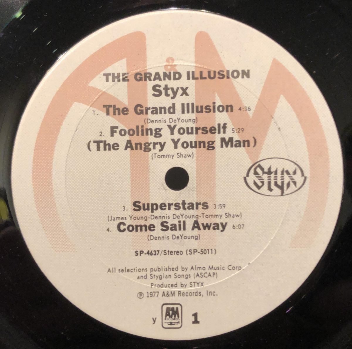 Styx ‎– The Grand Illusion LP Plak - Görsel 3