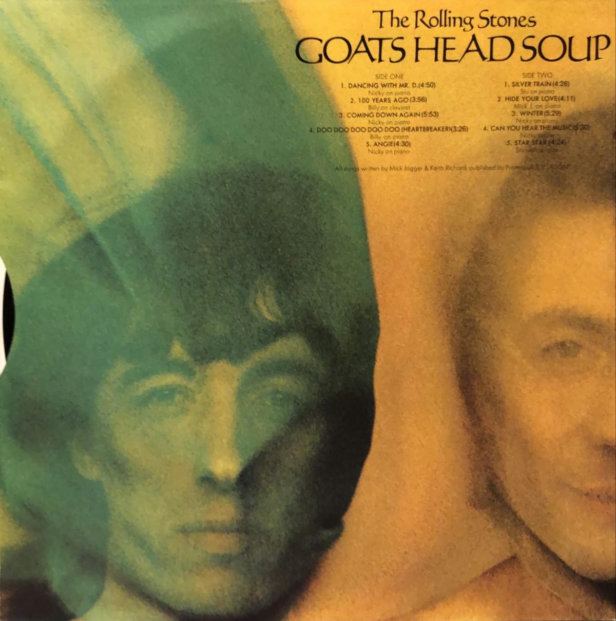 The Rolling Stones ‎– Goats Head Soup LP Plak - Görsel 4