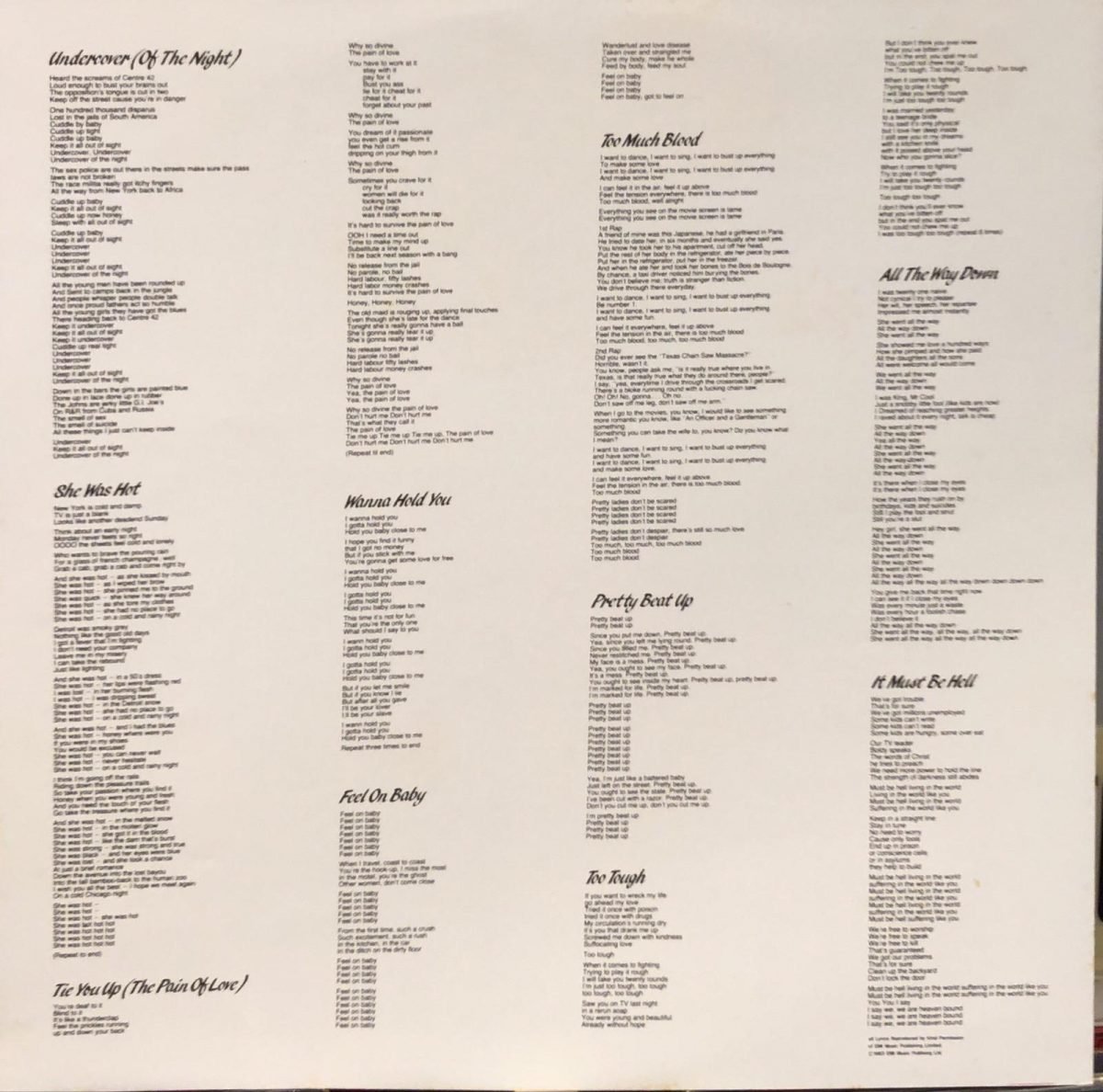 The Rolling Stones ‎– Undercover  LP Plak - Görsel 4