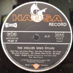 The Hollies ‎– The Hollies Sing Dylan LP Plak - Görsel 3