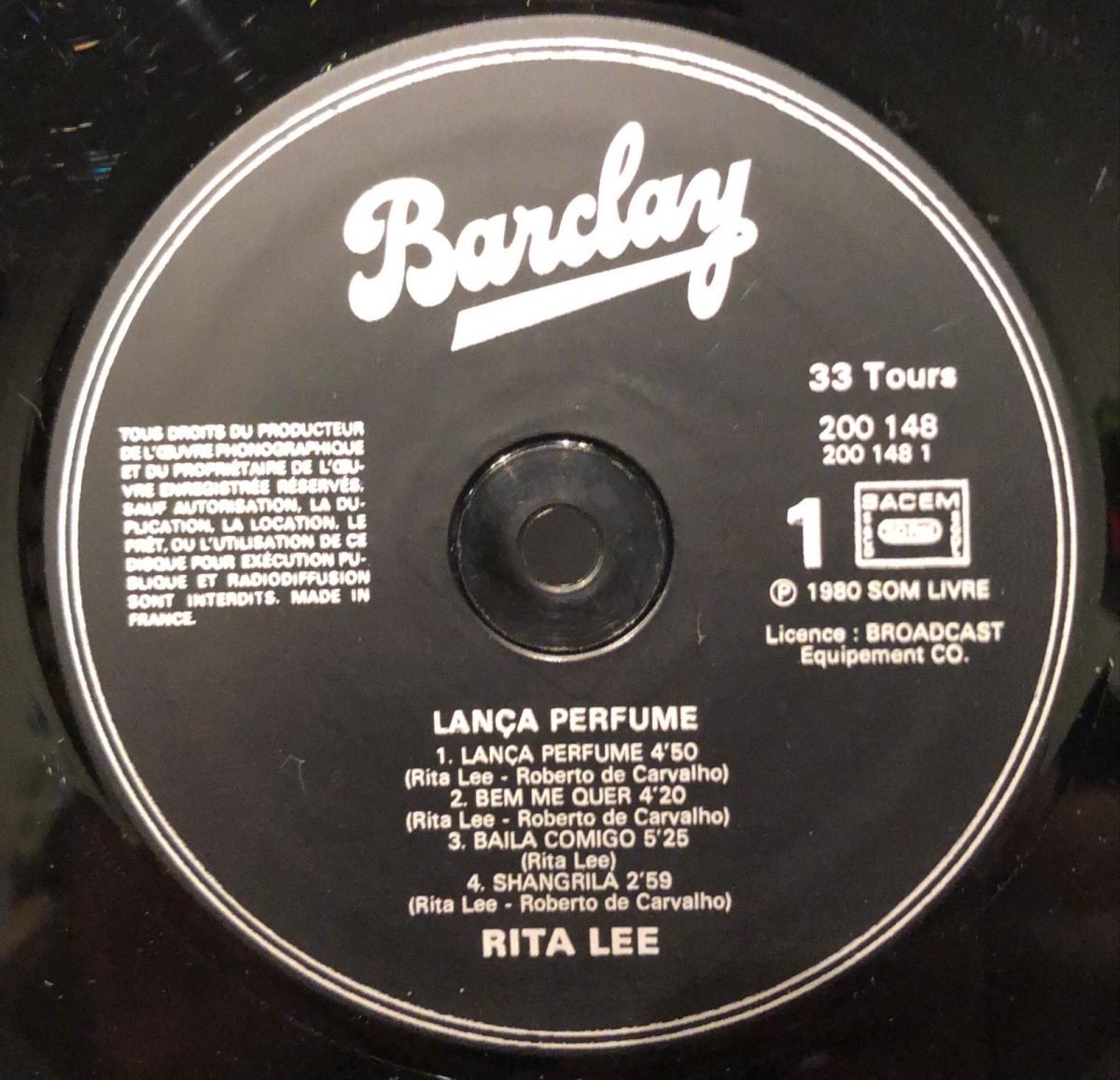 Rita Lee ‎– Lança Perfume LP Plak - Görsel 2
