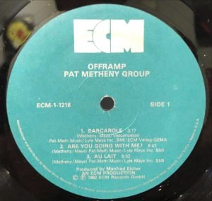 Pat Metheny Group ‎– Offramp LP Plak - Görsel 3