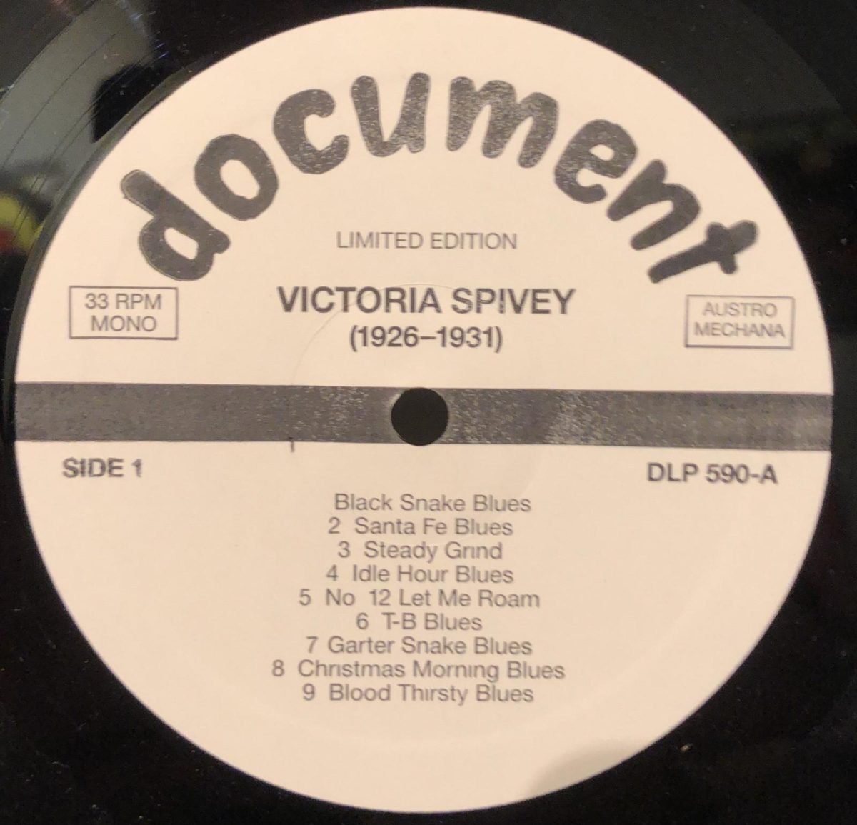 Victoria Spivey ‎– (1926-1931) LP Plak - Görsel 3