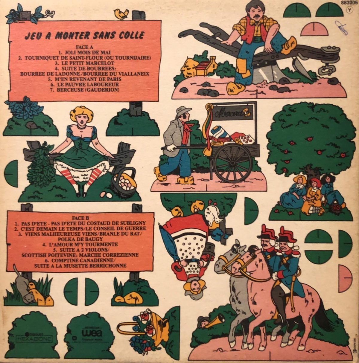 La Bamboche ‎– Jeu À Monter Sans Colle LP Plak - Görsel 3