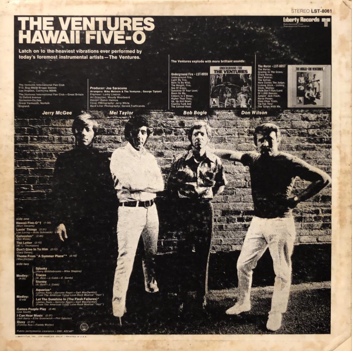 The Ventures ‎– Hawaii Five-O LP Plak - Görsel 2