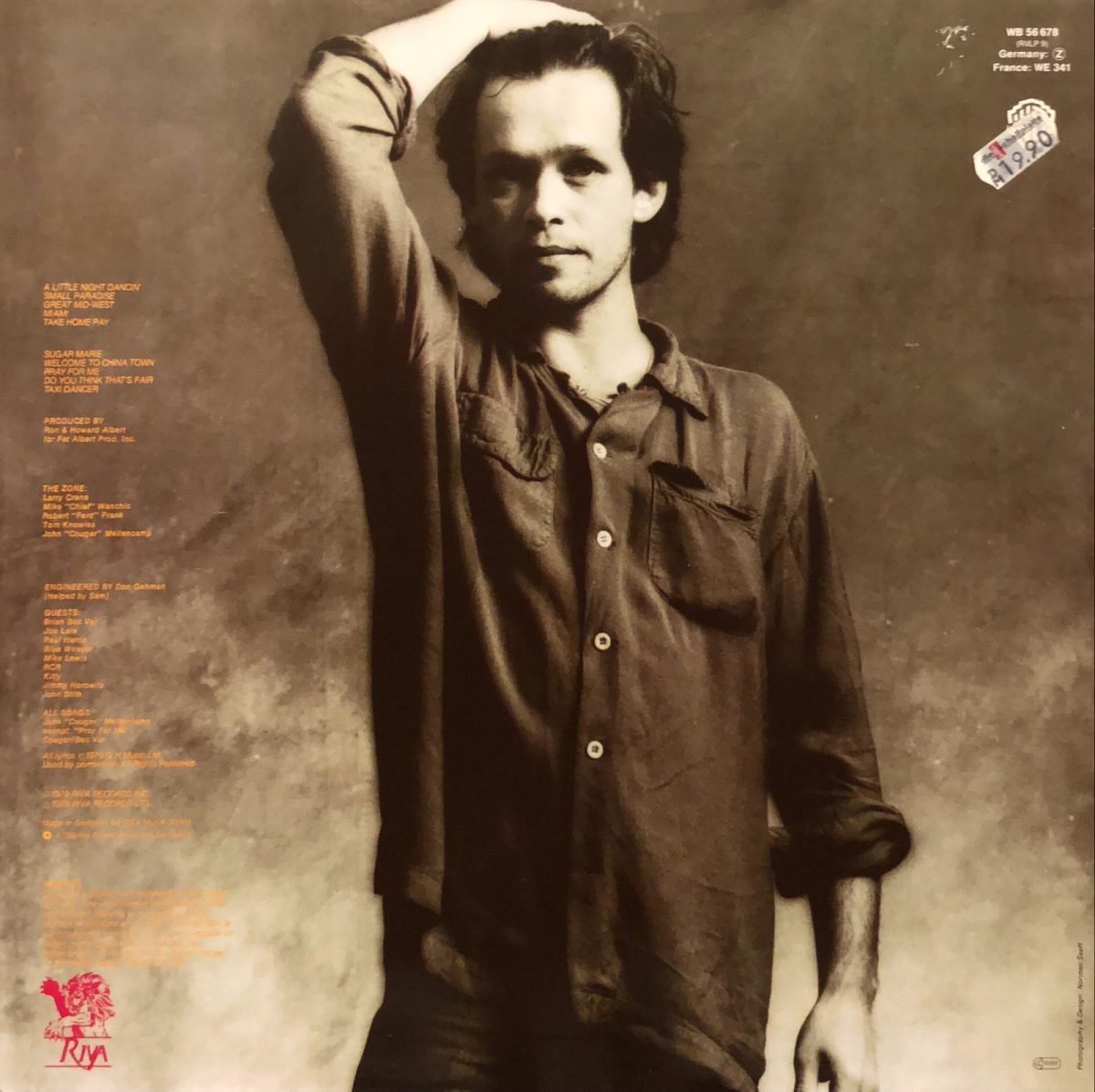 John Cougar ‎– John Cougar LP Plak - Görsel 3