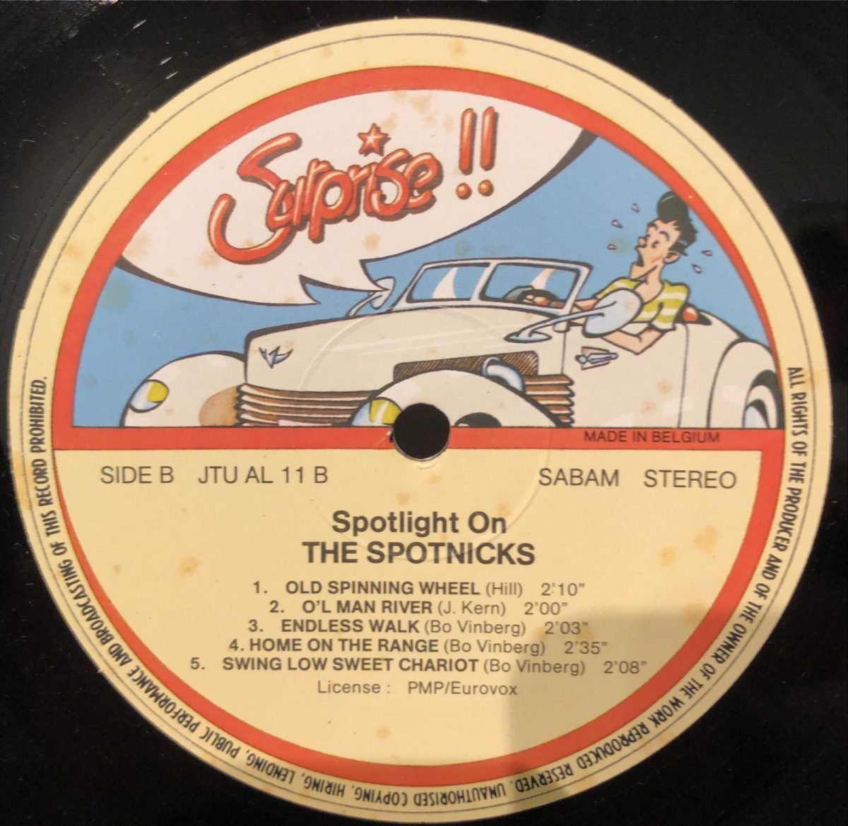 The Spotnicks ‎– Spotlight On The Spotnicks LP Plak - Görsel 2