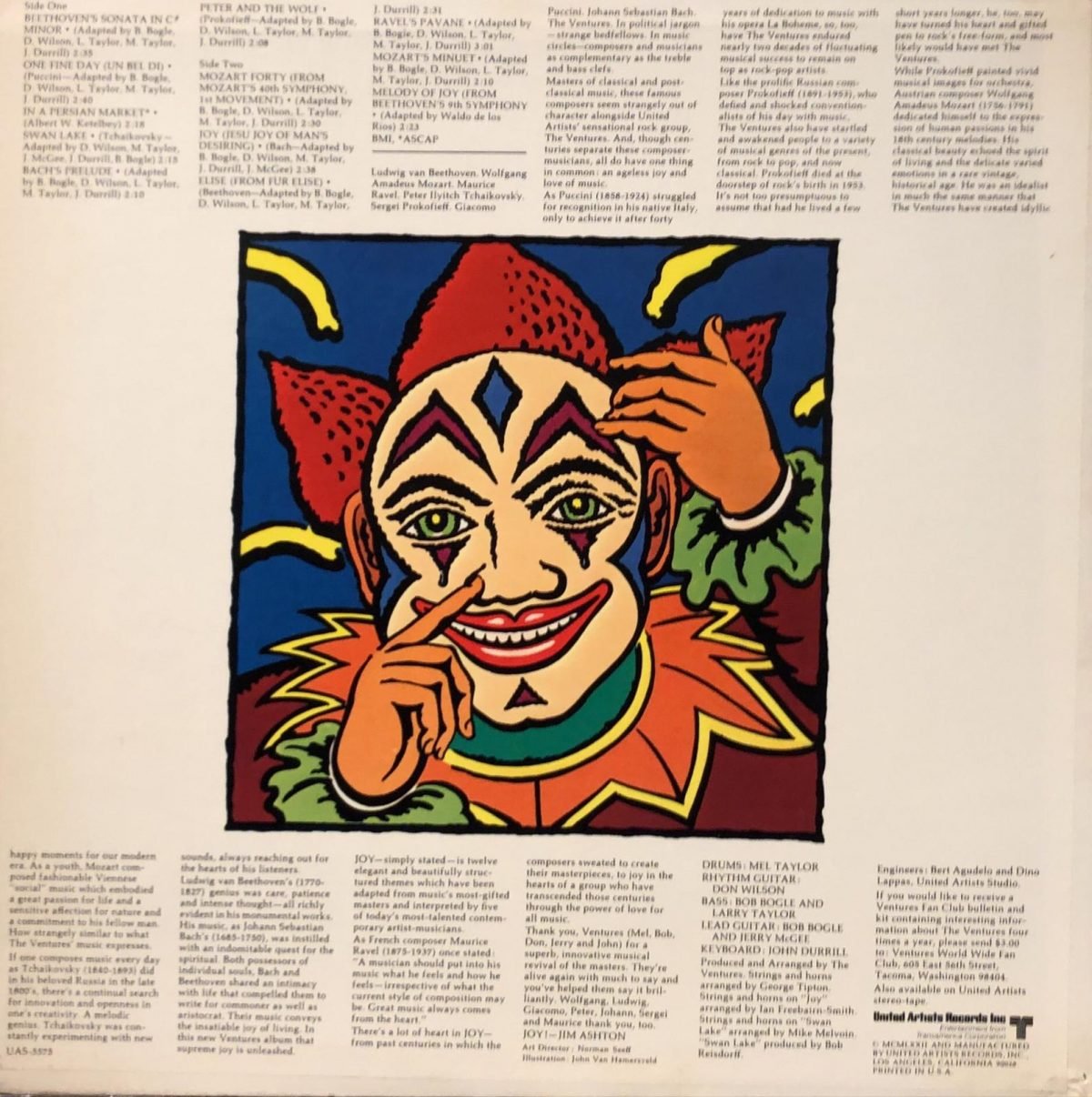 The Ventures ‎– Joy LP Plak - Görsel 2