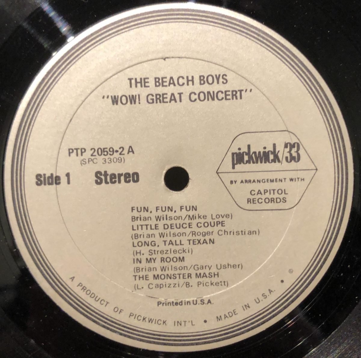 The Beach Boys ‎– Wow! Great Concert! LP Plak - Görsel 3