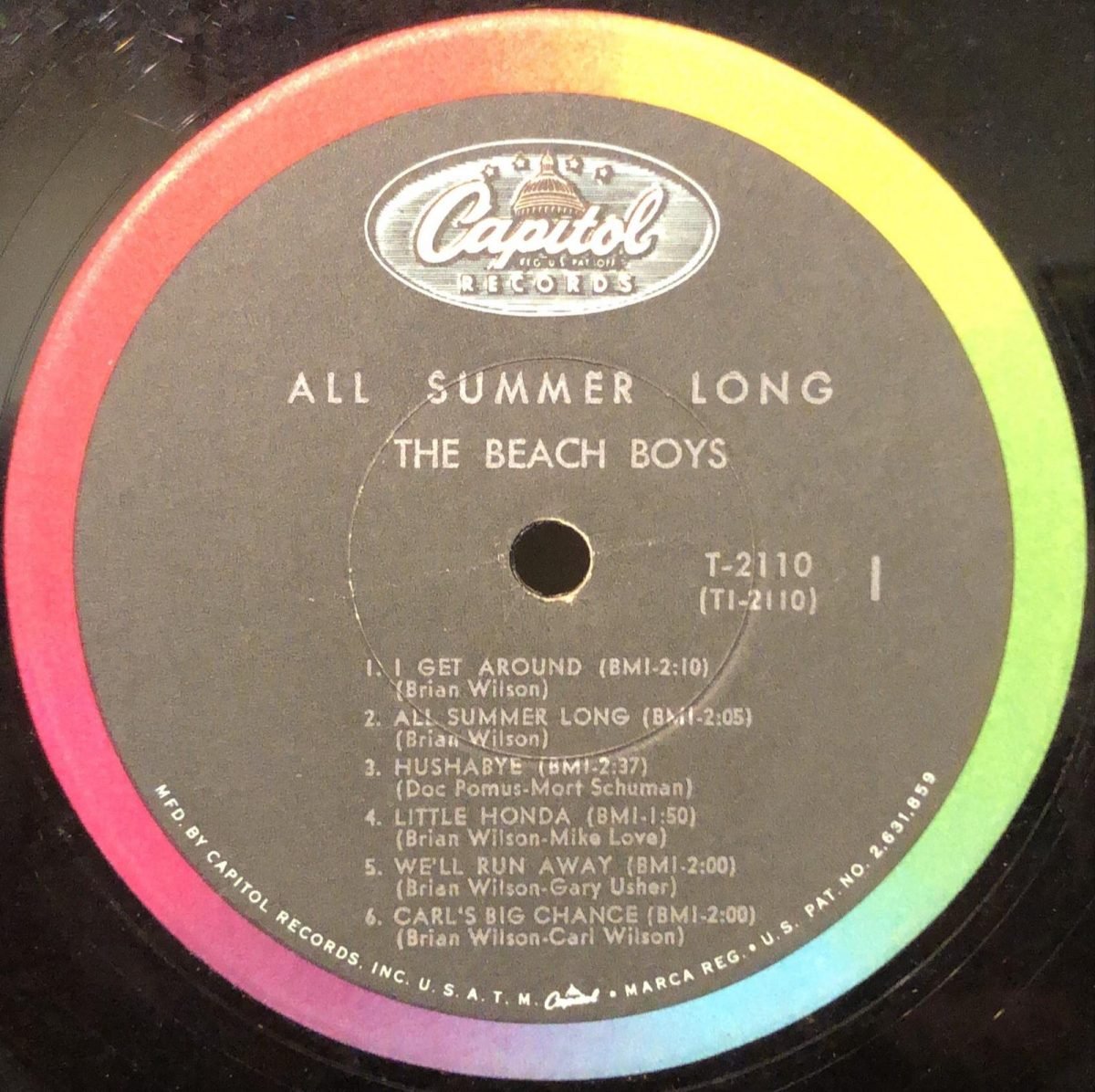 The Beach Boys ‎– All Summer Long LP Plak - Görsel 2