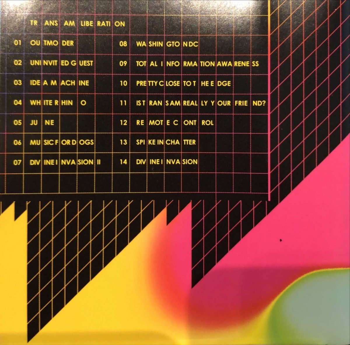 Trans Am ‎– Liberation CD - Görsel 3