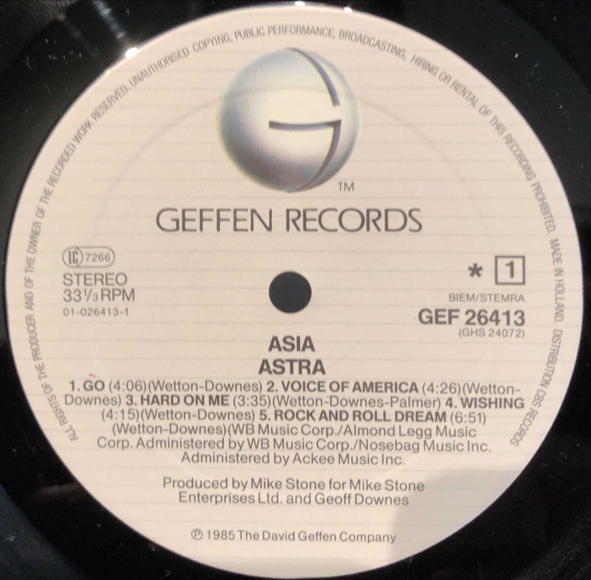 Asia - Astra LP Plak - Görsel 3