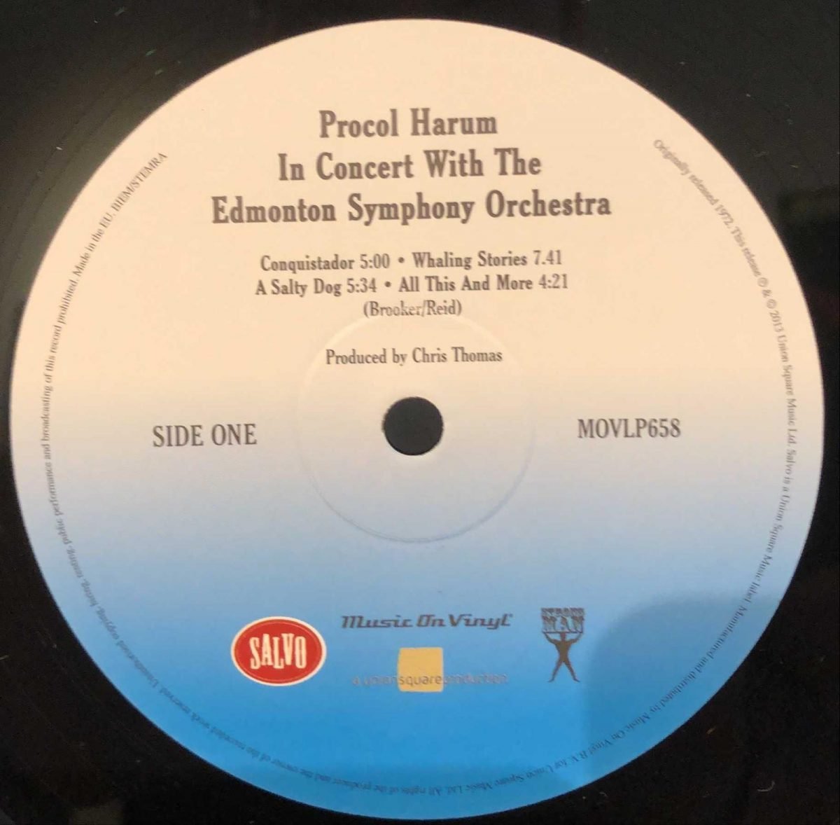 Procol Harum ‎– Live - In Concert With The Edmonton Symphony Orchestra LP Plak - Görsel 3