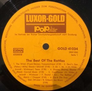 The Rattles - Best Of The Rattles LP Plak - Görsel 2