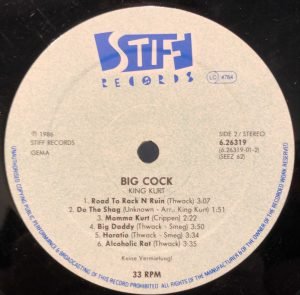 King Kurt ‎– Big Cock LP Plak - Görsel 3