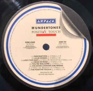 The Undertones ‎– Positive Touch LP Plak - Görsel 2