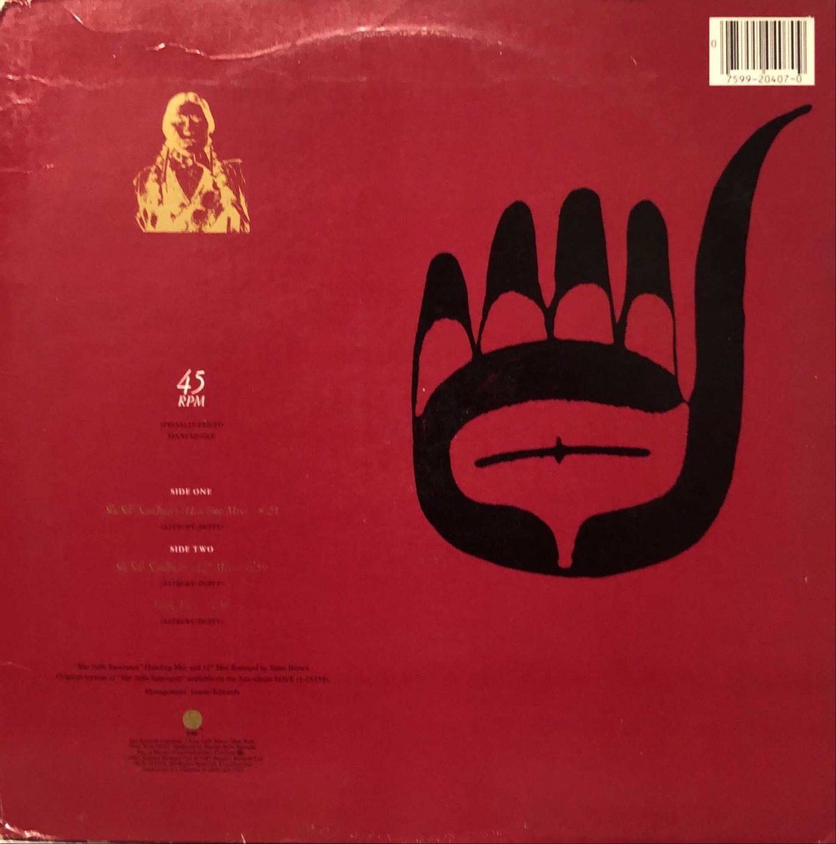 The Cult ‎– She Sells Sanctuary (Howling Mix and 12" Mix) Maxi Single Plak - Görsel 3