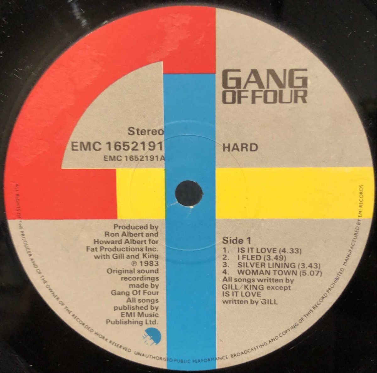 Gang Of 4 ‎– Hard LP Plak - Görsel 2