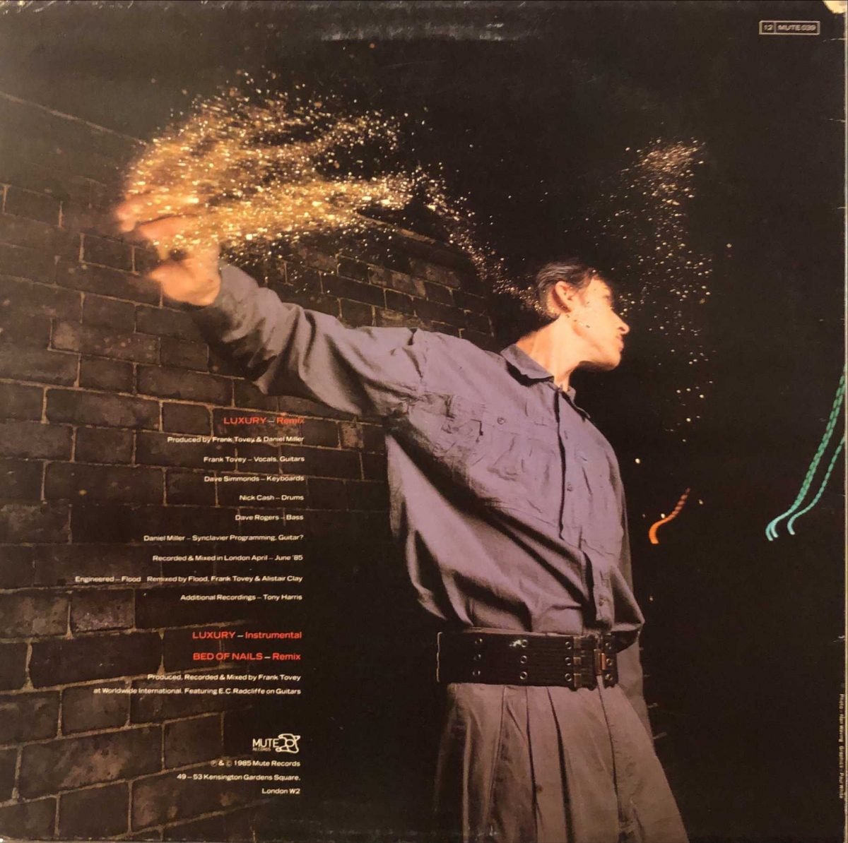 Frank Tovey ‎– Luxury Maxi Single Plak - Görsel 3
