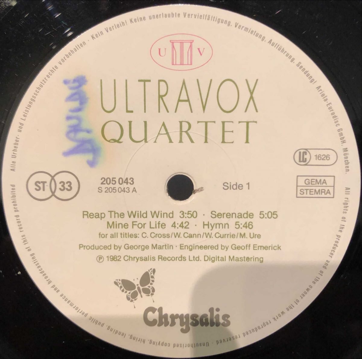 Ultravox ‎– Quartet LP Plak - Görsel 3