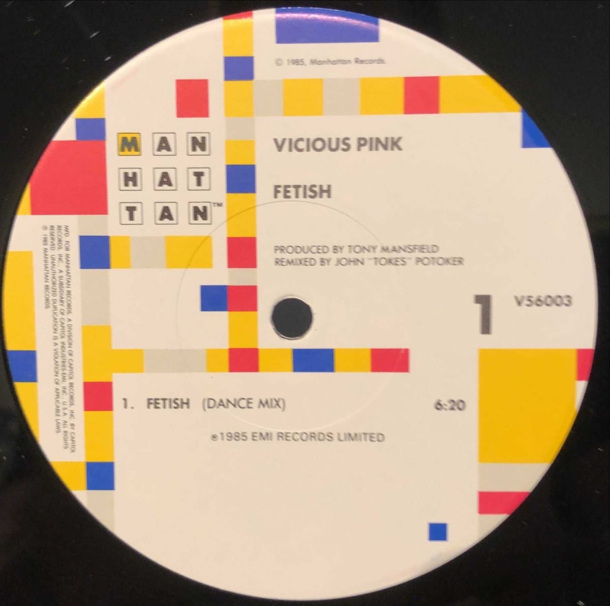 Vicious Pink ‎– Fetish Maxi Single Plak - Görsel 3