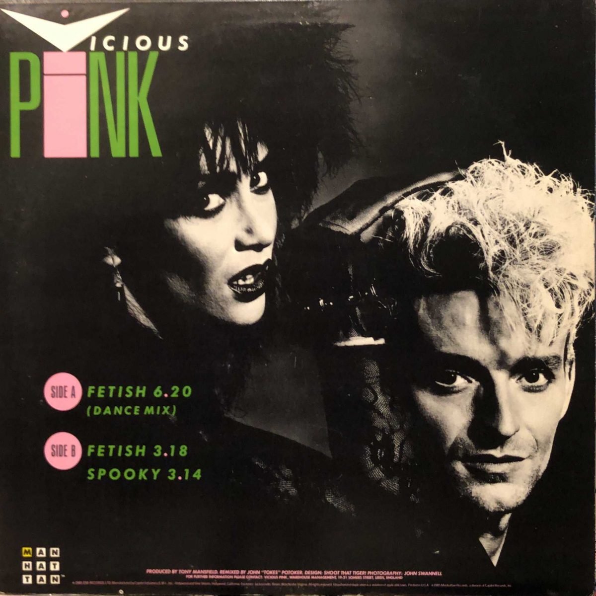Vicious Pink ‎– Fetish Maxi Single Plak - Görsel 2