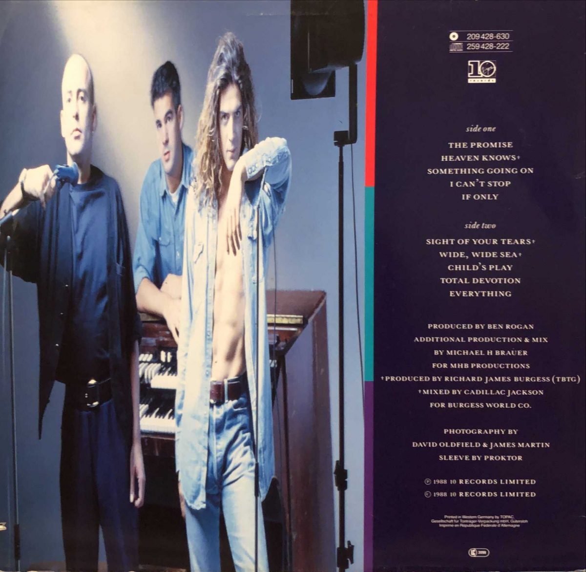When In Rome ‎– When In Rome LP Plak - Görsel 3