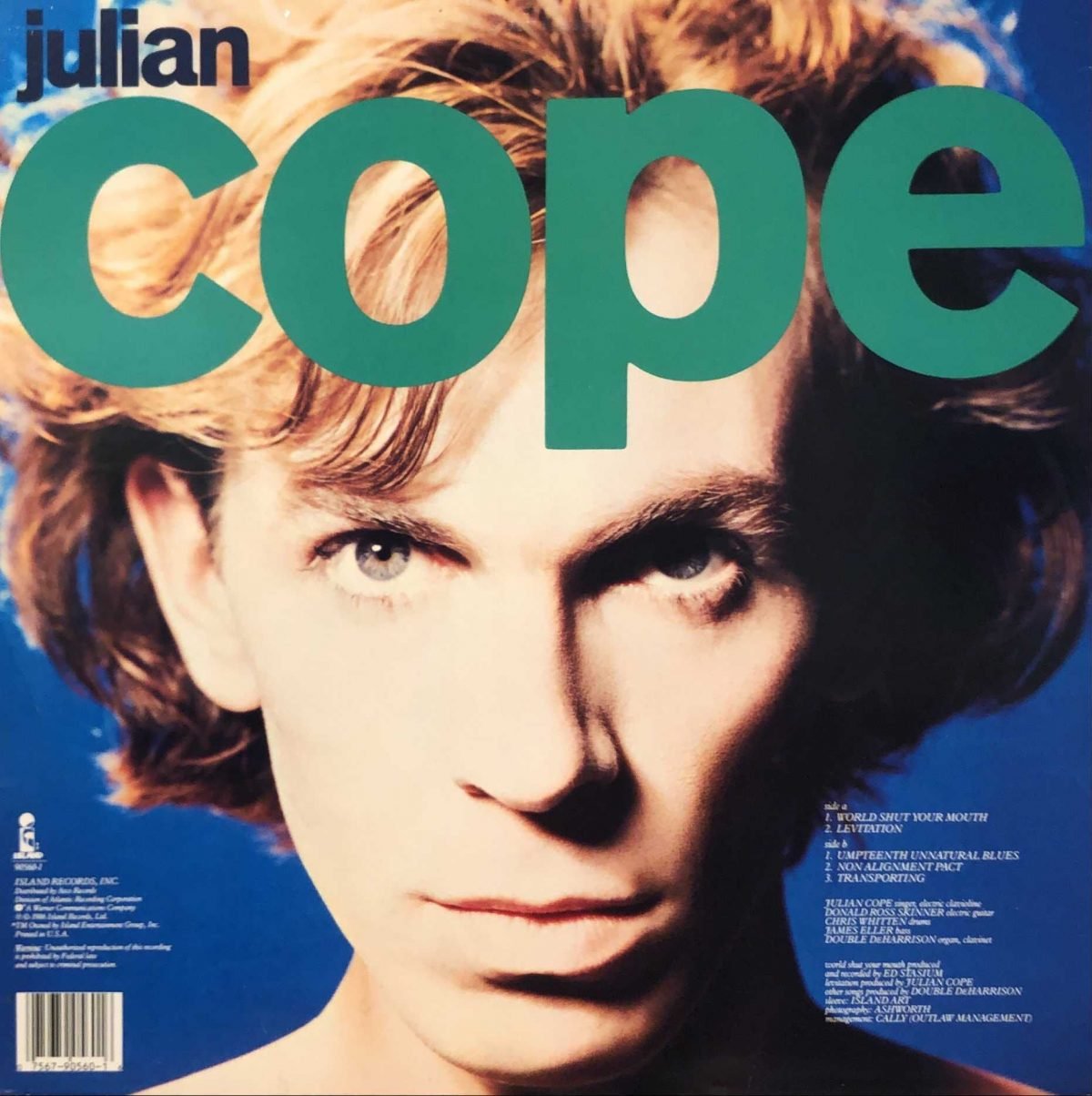 Julian Cope ‎– World Shut Your Mouth Maxi Single Plak - Görsel 2