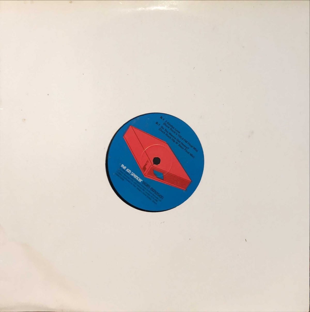 The Jon Spencer Blues Explosion ‎– Heavy 12” Maxi Single Plak - Görsel 2