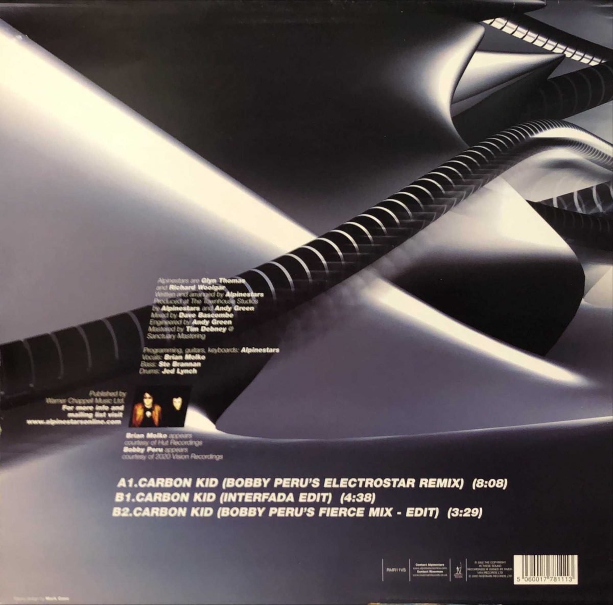 Alpinestars ‎– Carbon Kid 12” Maxi Single Plak - Görsel 3