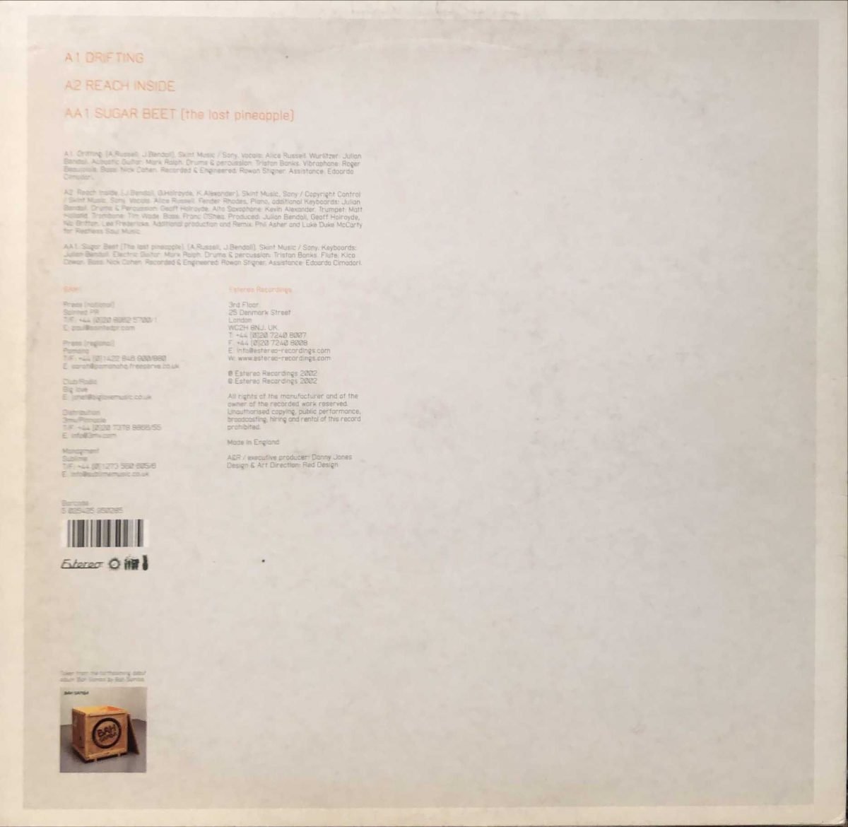 Bah Samba ‎– Album Sampler 12” Maxi Single Plak - Görsel 3