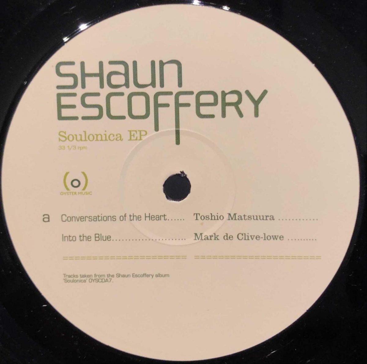 Shaun Escoffery ‎– Soulonica EP 12” Maxi Single Plak - Görsel 2